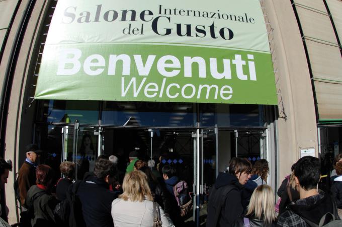the entrance to the 2010 Salone del Gusto