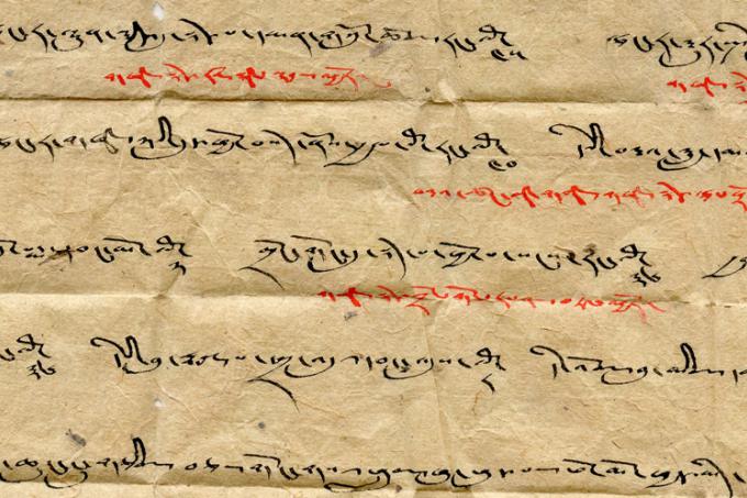 A rare Tibetan letter