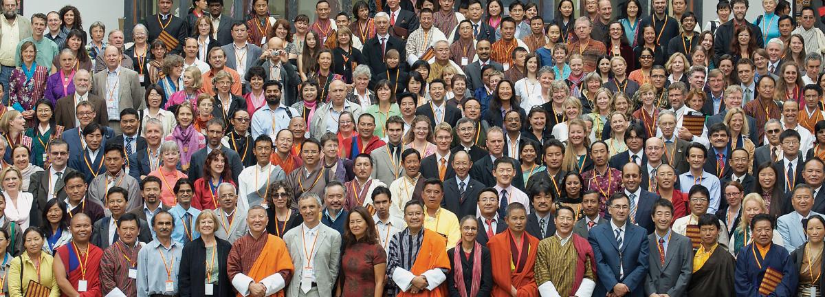 Attendees at IASTAM came from a range of medical traditions from across Asia and around the world. Photo © Meinrad Hofer Conference participants at the Seventh Congress of the International Association for the Study of Traditional Asian Medicines in Thimphu, Bhutan